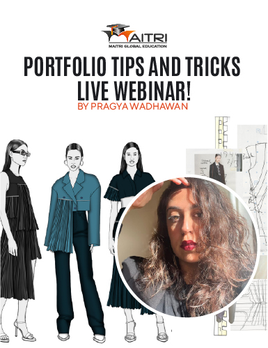 Live Webinar!  - Portfolio tips and tricks by Pragya Wadhawan, Fashion & embroidery designer from Bologna, Italy