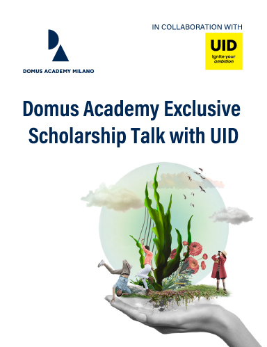 Domus Academy Exclusive Scholarship Talk with UID
