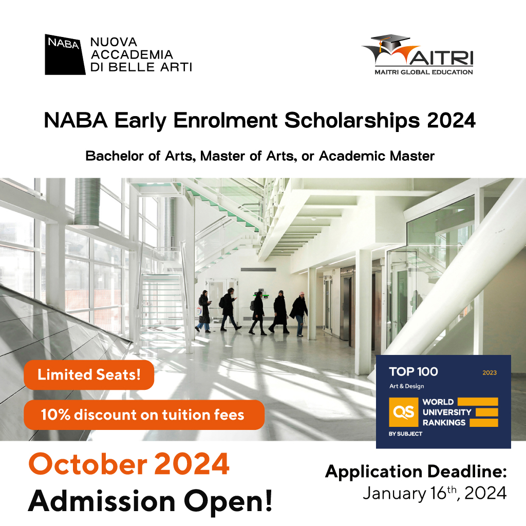 NABA Early Enrolment Scholarships 2024
